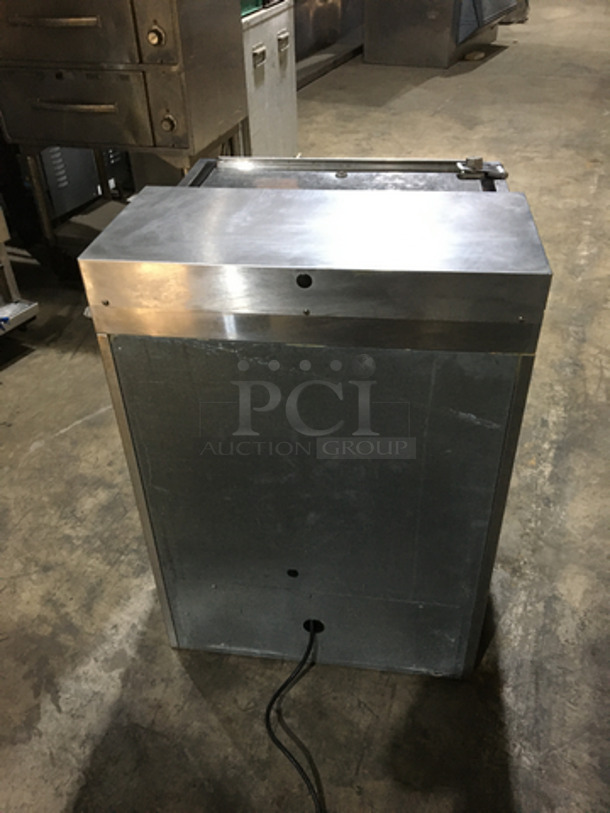 Wow! Krowne Commercial Beer Bottle Cooler! With Sliding Top Door! All Stainless Steel!  - Image 3 of 8