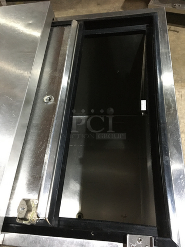 Wow! Krowne Commercial Beer Bottle Cooler! With Sliding Top Door! All Stainless Steel!  - Image 5 of 8