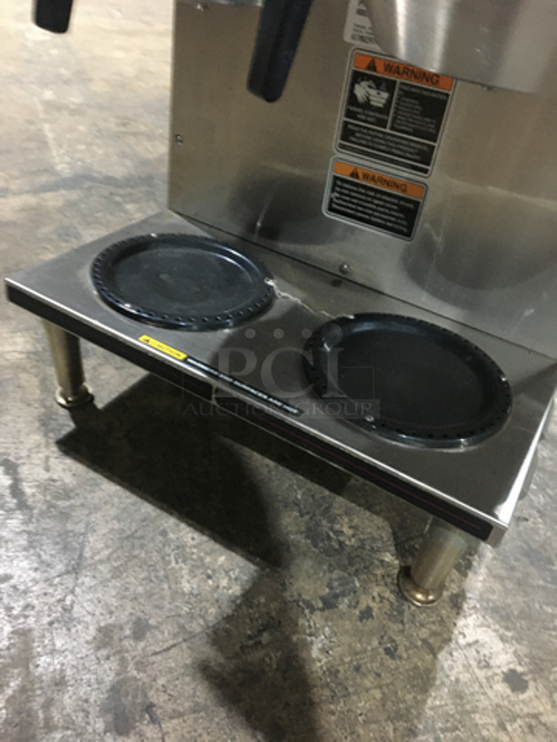 Bunn Commercial Countertop Dual Coffee Brewing Machine! Axiom Series! With 4 Coffee Pot Warming Stations! All Stainless Steel! - Image 6 of 7