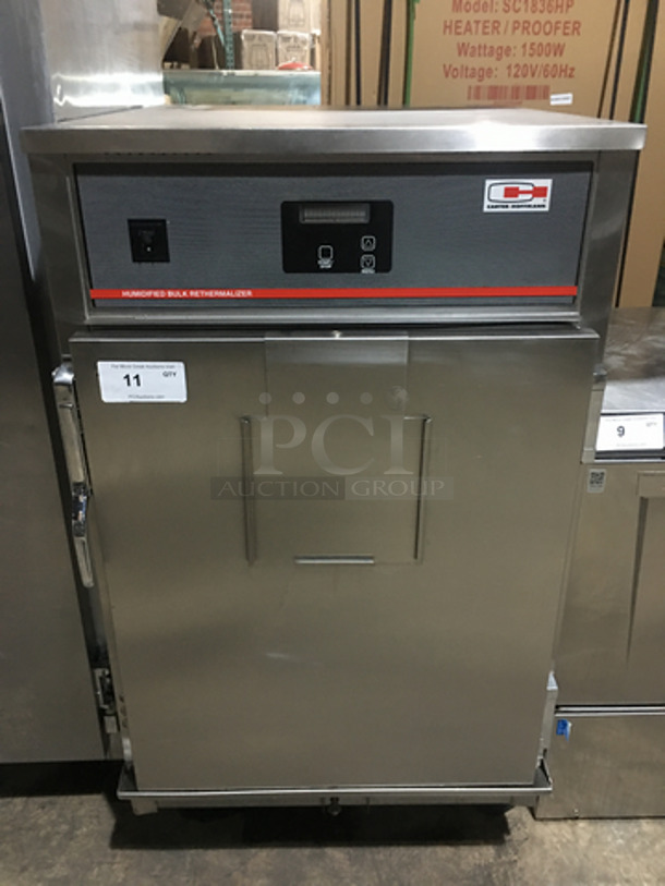 Sweet! Carter Hoffmann Commercial Insulated Cook-N-Hold/Heated Holding Cabinet! All Stainless Steel! Model HBR144 Serial 333120! 208V 1Phase! On Casters!