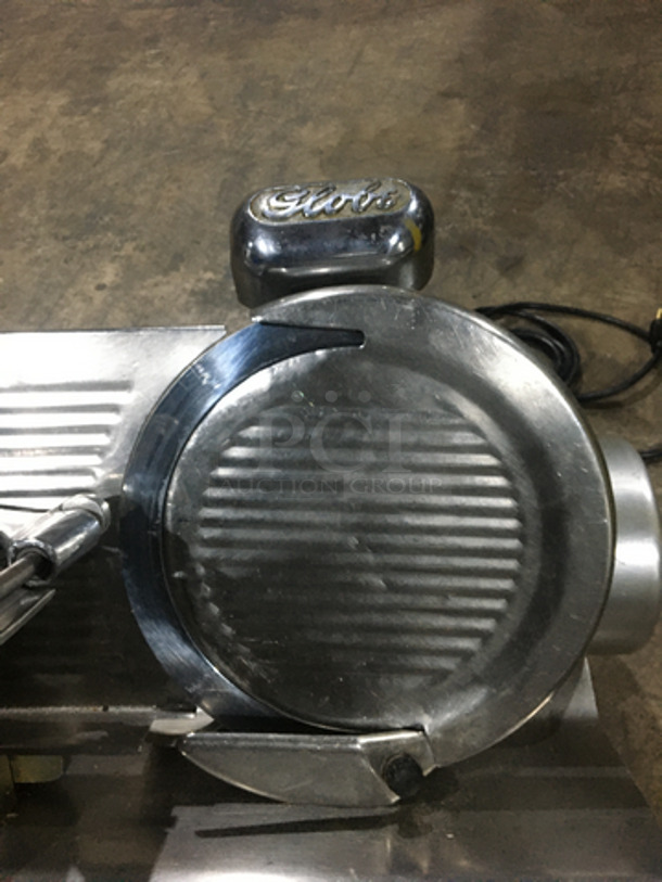 Globe Commercial Countertop Deli Meat Slicer! All Stainless Steel! - Image 7 of 8