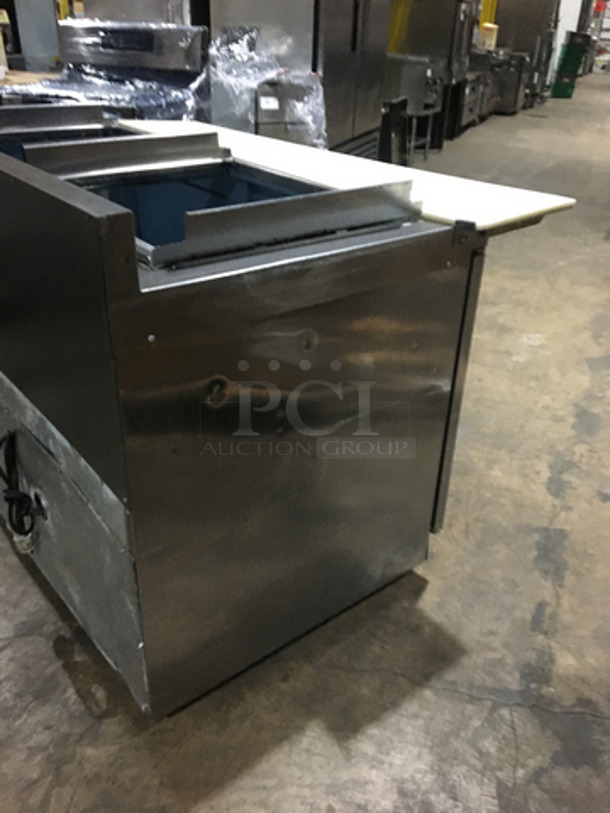 Delfield Refrigerated 60 Inch Mega Top Sandwich Prep Table! 115V 1 Phase! On Casters! - Image 3 of 9