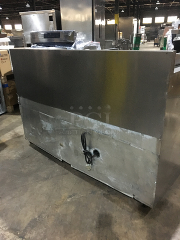 Delfield Refrigerated 60 Inch Mega Top Sandwich Prep Table! 115V 1 Phase! On Casters! - Image 4 of 9