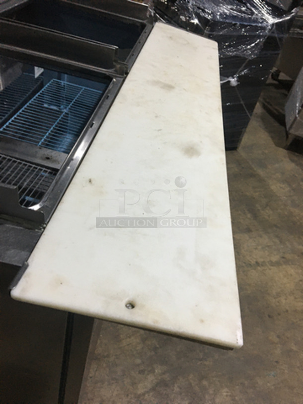 Delfield Refrigerated 60 Inch Mega Top Sandwich Prep Table! 115V 1 Phase! On Casters! - Image 6 of 9