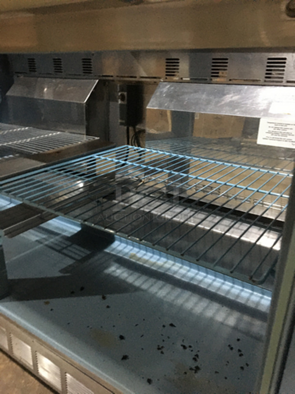 Delfield Refrigerated 60 Inch Mega Top Sandwich Prep Table! 115V 1 Phase! On Casters! - Image 8 of 9