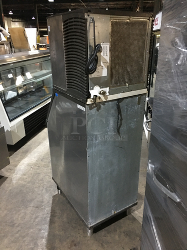 Manitowoc Commercial Ice Making Machine! With Bin! All Stainless Steel Body! Model SY0424A Serial 110086946! 115V 1Phase! On Legs! 2 X Your Bid! Makes One Unit! - Image 4 of 8