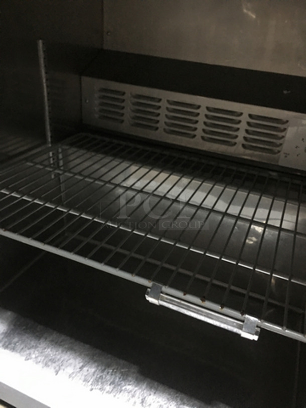 Hoshizaki Commercial Single Door Lowboy/Worktop Cooler! All Stainless Steel! Model CRMR27LPC Serial H51067D! 115V 1Phase!
 - Image 6 of 8