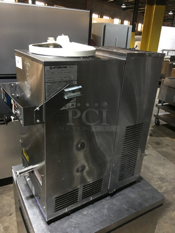 Stoelting Commercial Counter Top Air Cooled Slush Machine! All Stainless Steel! Model 100C37 Serial 185603U! 115V 1 Phase!
 - Image 2 of 9