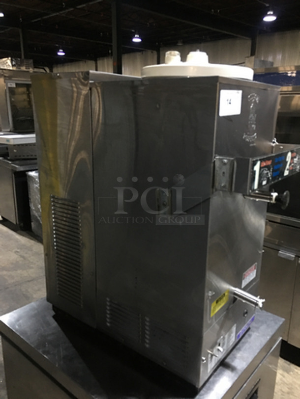 Stoelting Commercial Counter Top Air Cooled Slush Machine! All Stainless Steel! Model 100C37 Serial 185603U! 115V 1 Phase!
 - Image 4 of 9