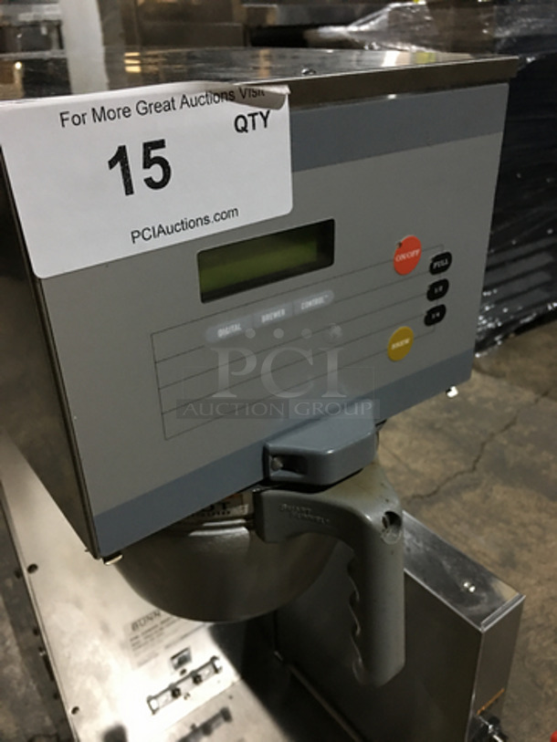 Bunn Commercial Countertop Coffee Brewing Machine! With Hot Water Dispenser! All Stainless Steel! Model ISINGLESHDBC Serial SNG0037180! 120/208V 1Phase! - Image 5 of 8