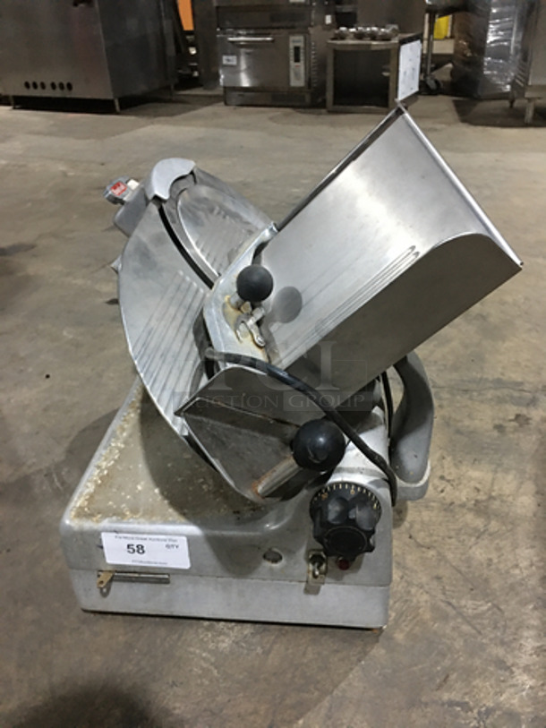 Berkel Commercial Countertop Heavy Duty Meat Slicer! All Stainless Steel! 