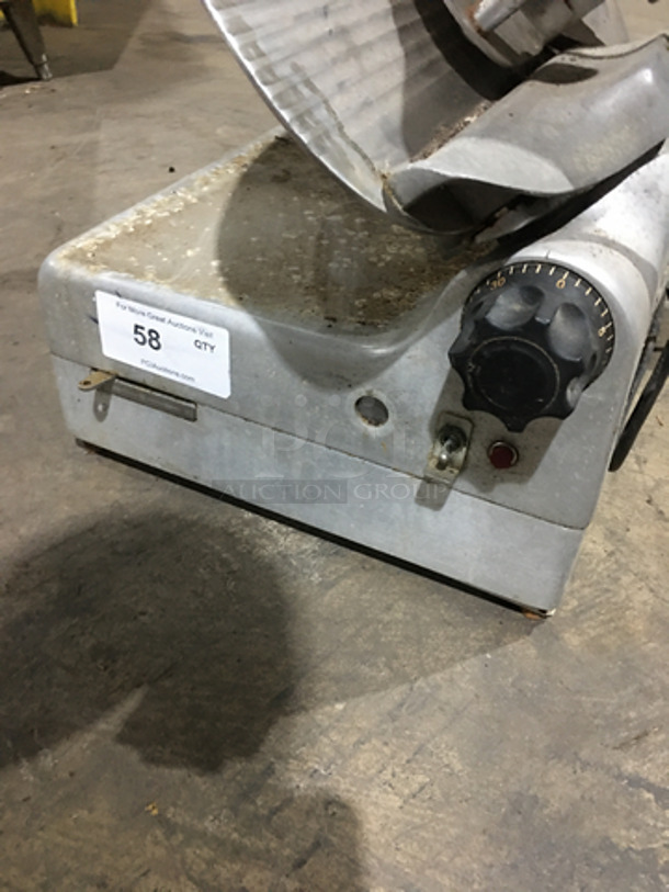 Berkel Commercial Countertop Heavy Duty Meat Slicer! All Stainless Steel!  - Image 6 of 8