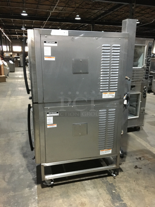 Baxter Commercial Natural Gas Powered Double Deck Convection Oven! With View Through Doors! All Stainless Steel! On Casters! 2 X Your Bid! Makes Ones Unit! - Image 2 of 10