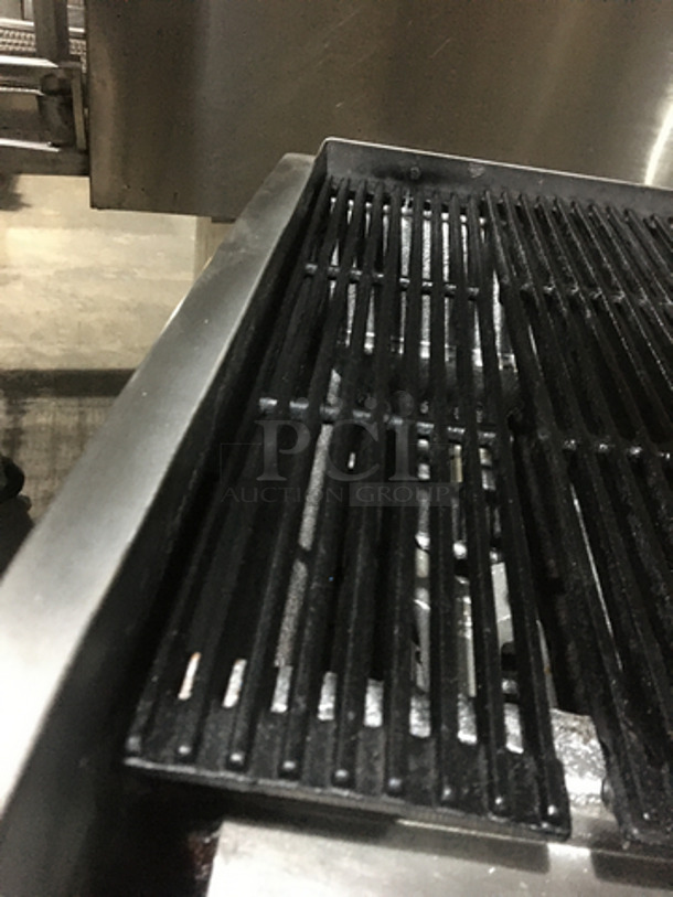 Sweet! Jade Range Natural Gas Powered Commercial Char Grill! On Equipment Stand! With Underneath Storage Space! On Legs! - Image 6 of 9