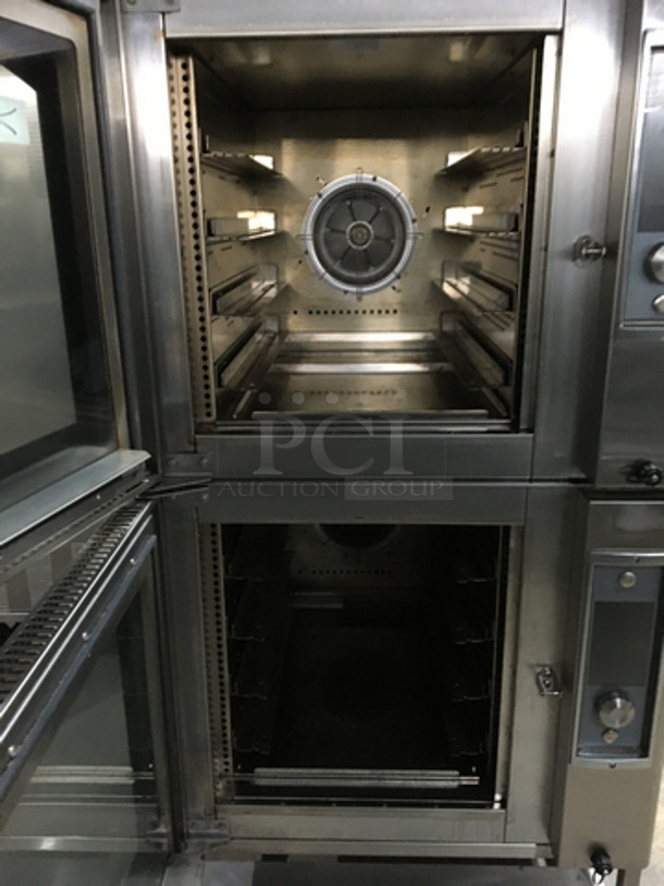 Baxter Commercial Natural Gas Powered Double Deck Convection Oven! With View Through Doors! All Stainless Steel! On Casters! 2 X Your Bid! Makes Ones Unit! - Image 6 of 10