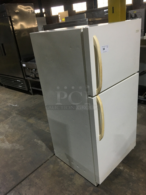 Frigidaire Upright Reach In Cooler! With Freezer Section On Top! With Poly Coated Racks! Model FFHI1513LQ2 Serial BA02225451!  - Image 2 of 7
