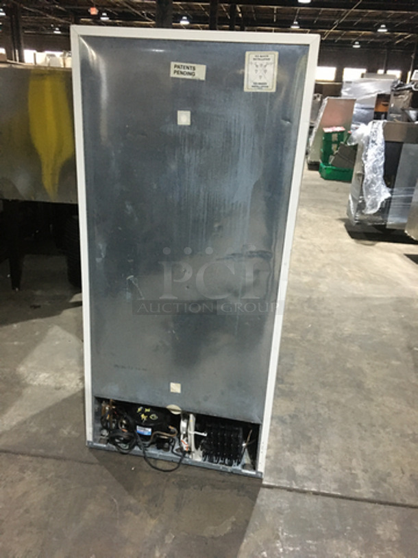 Frigidaire Upright Reach In Cooler! With Freezer Section On Top! With Poly Coated Racks! Model FFHI1513LQ2 Serial BA02225451!  - Image 3 of 7