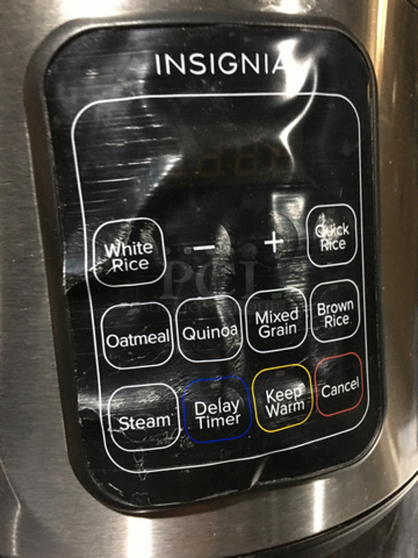 Insignia Countertop 20 Cup Rice Cooker! All Stainless Steel! Model NSRC20CSS1! 120V! - Image 5 of 7