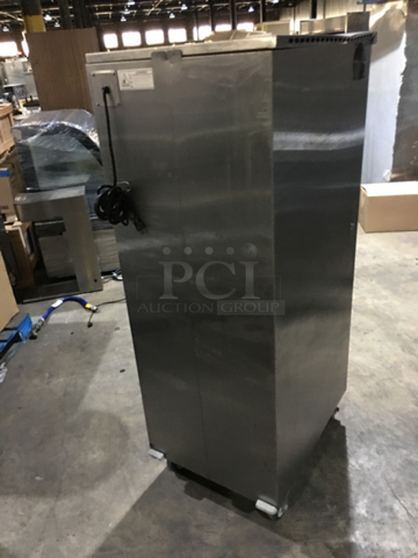 Sweet! Late Model 2015 FWE All Stainless Steel Floor Style Electric Powered Food Warming Cabinet! Model TST16CHP Serial 154344901! 120V 1Phase! On Commercial Casters! - Image 3 of 9