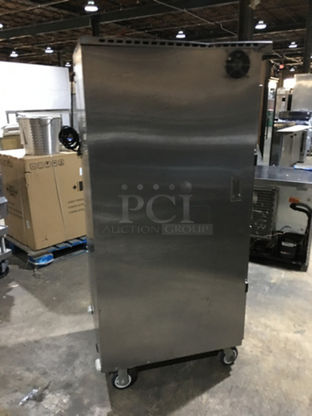 Sweet! Late Model 2015 FWE All Stainless Steel Floor Style Electric Powered Food Warming Cabinet! Model TST16CHP Serial 154344901! 120V 1Phase! On Commercial Casters! - Image 4 of 9