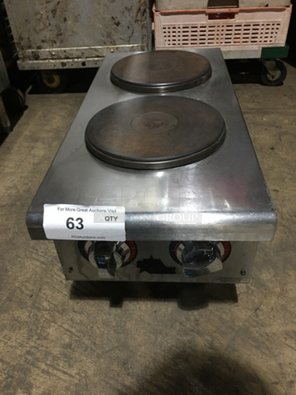 Star Commercial 2 Burner Induction Cooktop! All Stainless Steel! On Legs! - Image 1 of 6
