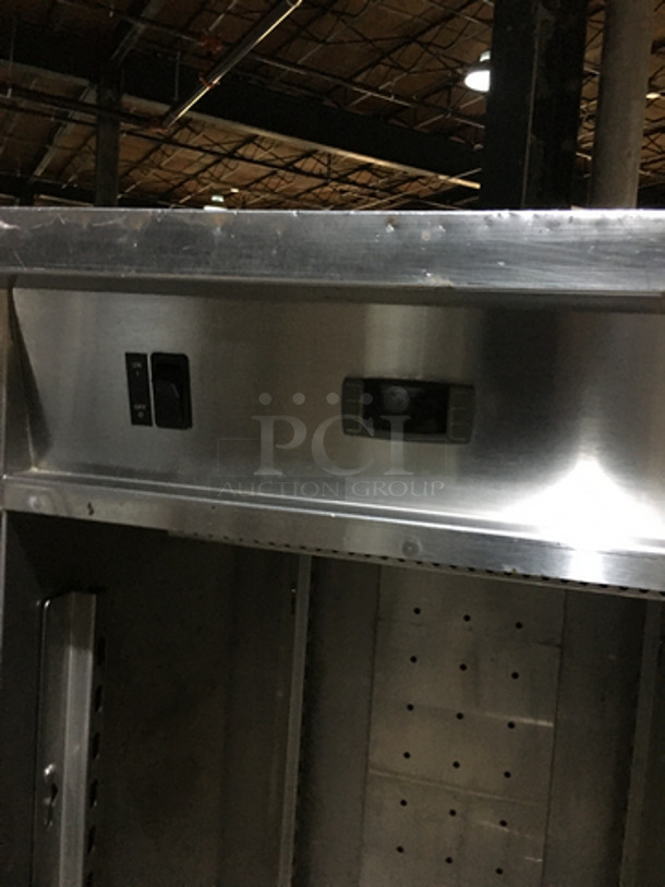 Sweet! Late Model 2015 FWE All Stainless Steel Floor Style Electric Powered Food Warming Cabinet! Model TST16CHP Serial 154344901! 120V 1Phase! On Commercial Casters! - Image 7 of 9