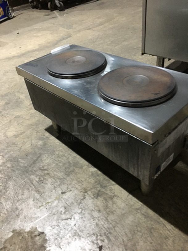 Star Commercial 2 Burner Induction Cooktop! All Stainless Steel! On Legs! - Image 3 of 6