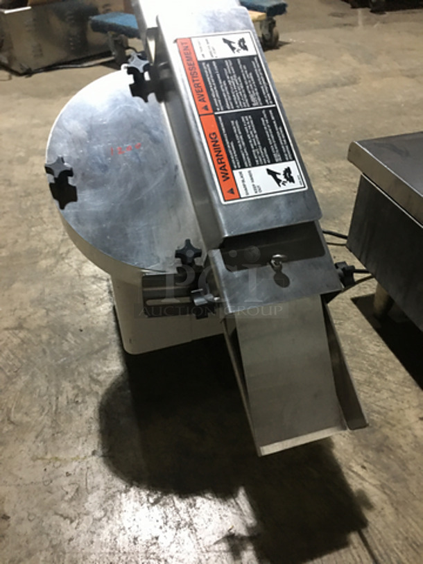 Oliver Commercial Countertop Bagel/Bun Slicer! All Stainless Steel! Model 702N Serial 155379! 115V 1Phase! - Image 4 of 8