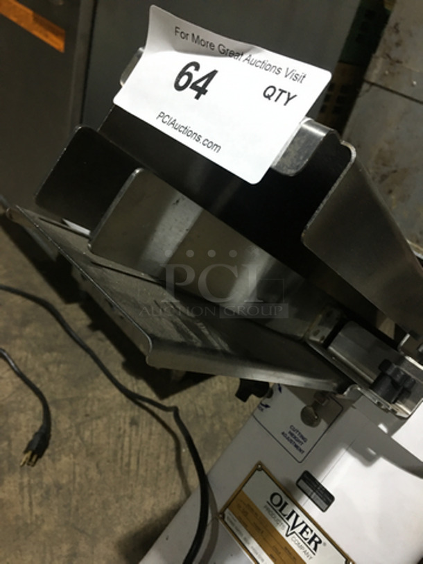 Oliver Commercial Countertop Bagel/Bun Slicer! All Stainless Steel! Model 702N Serial 155379! 115V 1Phase! - Image 6 of 8