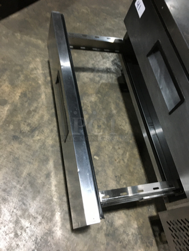 All Stainless Steel Commercial 2 Drawer Refrigerated Chef Base! 115V 1 Phase! On Commercial Casters! - Image 7 of 9