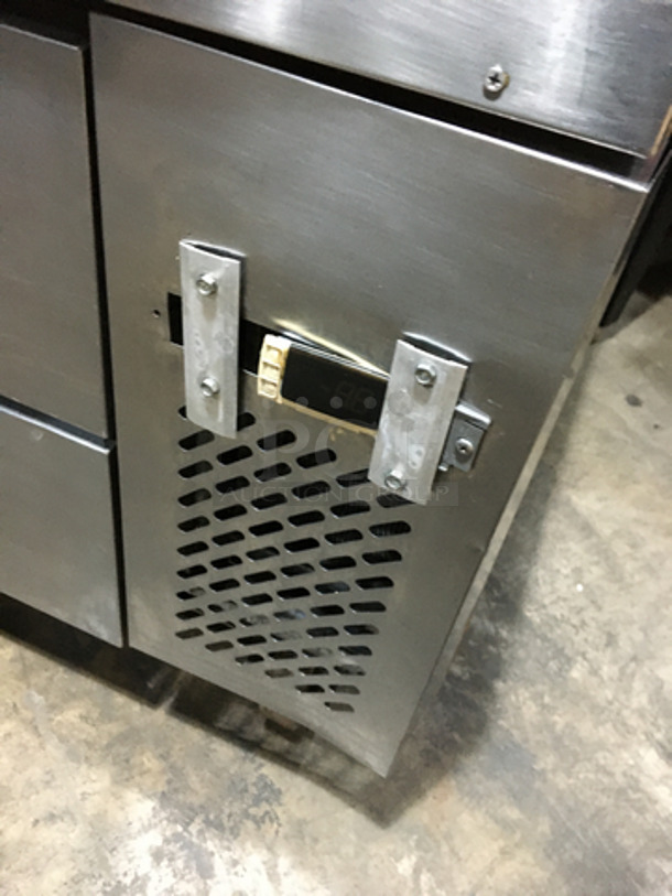 All Stainless Steel Commercial 2 Drawer Refrigerated Chef Base! 115V 1 Phase! On Commercial Casters! - Image 8 of 9
