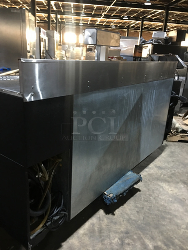 Glastender Commercial 4 Tap Kegerator! With 3 Door Underneath Storage Space! With Backsplash! All Stainless Steel! Model KC84R6SSH Serial 404104506N! 115V 1Phase!  - Image 4 of 10