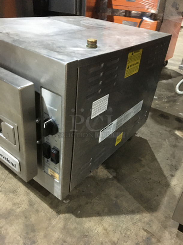 Sweet! Cleveland Electric Powered Counter Top Steamer! Model 21CET8 Serial 1210230001157! All Stainless Steel! On Legs! - Image 2 of 8