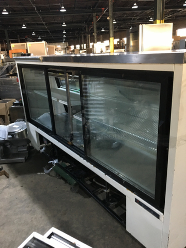 True Commercial Refrigerated Deli Display Case! With Slanted Front Glass! With Back Access Doors! Model TSID963 Serial 1964453! 115V 1Phase! - Image 2 of 8