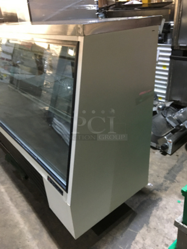 True Commercial Refrigerated Deli Display Case! With Slanted Front Glass! With Back Access Doors! Model TSID963 Serial 1964453! 115V 1Phase! - Image 3 of 8