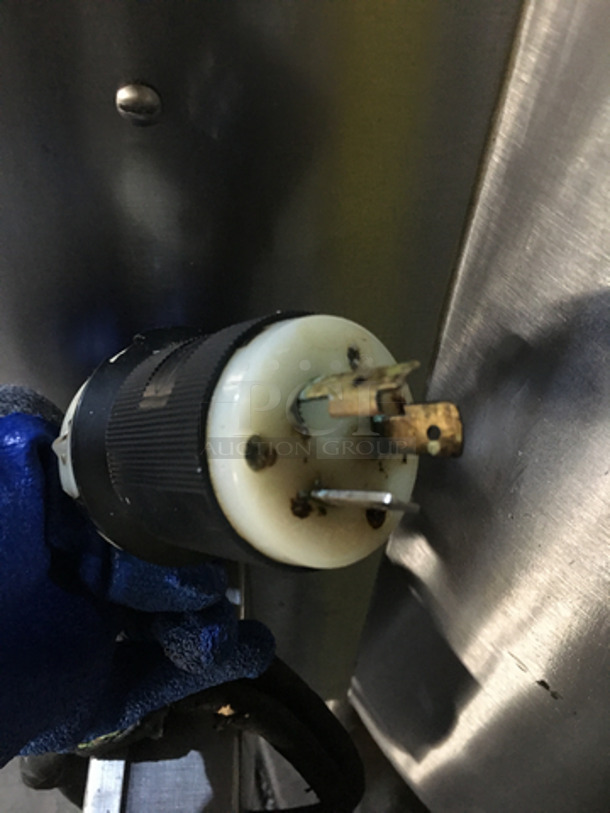 Groen Commercial Natural Gas Powered Jacketed Soup Kettle! All Stainless Steel! Model AH1E20 Serial 73564! 120V 1Phase! On Legs! Working When Removed!  - Image 11 of 11