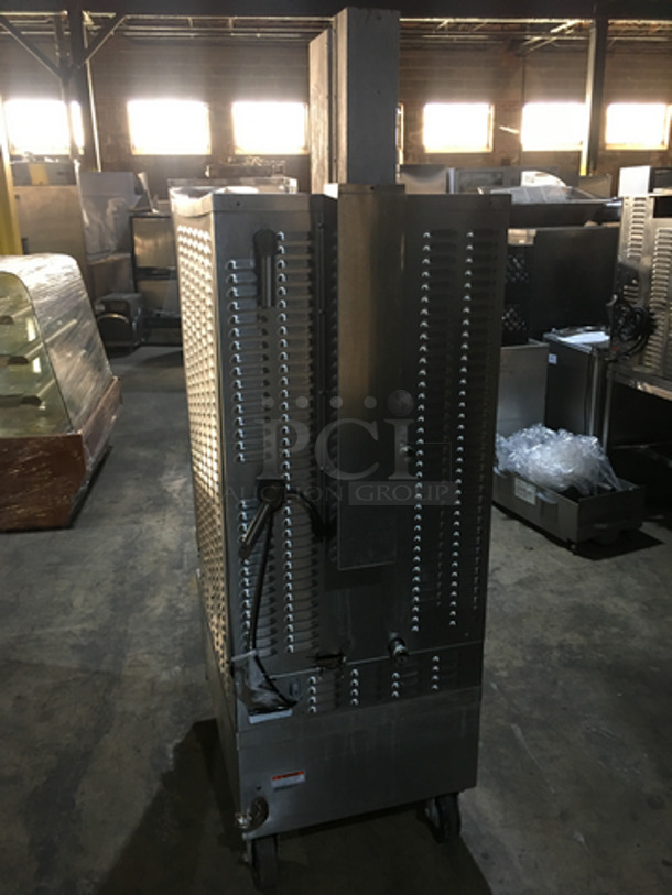 Vulcan Commercial Natural Gas Powered Dual Cabinet Steamer! All Stainless Steel! On Casters!  - Image 4 of 9