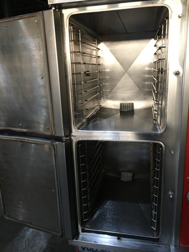 Vulcan Commercial Natural Gas Powered Dual Cabinet Steamer! All Stainless Steel! On Casters!  - Image 5 of 9