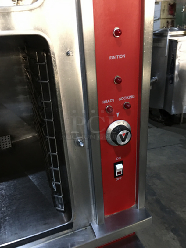 Vulcan Commercial Natural Gas Powered Dual Cabinet Steamer! All Stainless Steel! On Casters!  - Image 7 of 9