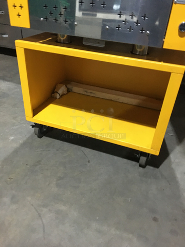 Crechef Commercial Floor Style Electric Powered Ceramic Sweet Potato Baking Oven! Model HH07151713001A! On Casters! - Image 10 of 11