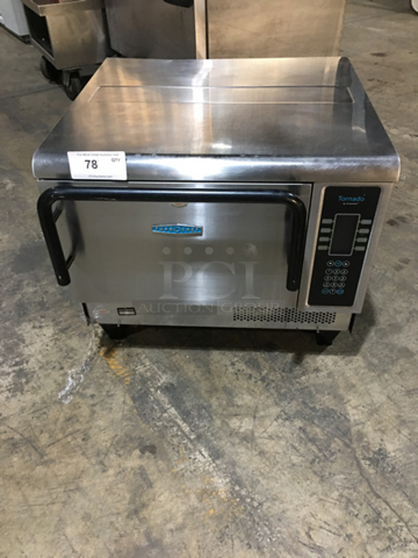 2010 Turbo Chef Commercial Electric Powered Rapid Cook Oven! Tornado Edition! All Stainless Steel! Model NGCD6 Serial NGCD6D08403! 208/240V 1Phase!