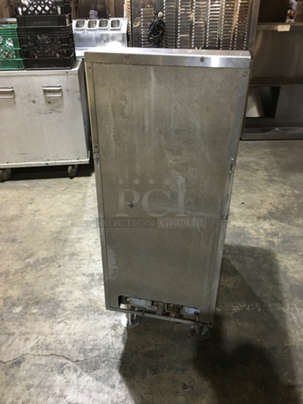 NICE! Pitco Electric Powered Commercial Pasta Cooker/Rethermalizer! With Backsplash! With Digital Touch Controls! All Stainless Steel! Model SRTE Serial E17DA023309! 208V 1Phase! On Legs!  - Image 3 of 9