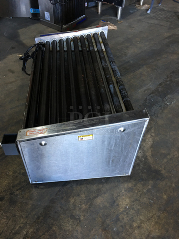 APW Wyott Commercial Countertop Hot Dog Roller Grill! With Bun Warmer Drawer! All Stainless Steel! Model HRS50SBW Serial 0222818070119! 120V 1Phase! - Image 2 of 9