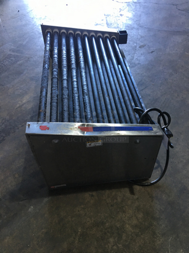 APW Wyott Commercial Countertop Hot Dog Roller Grill! With Bun Warmer Drawer! All Stainless Steel! Model HRS50SBW Serial 0222818070119! 120V 1Phase! - Image 4 of 9