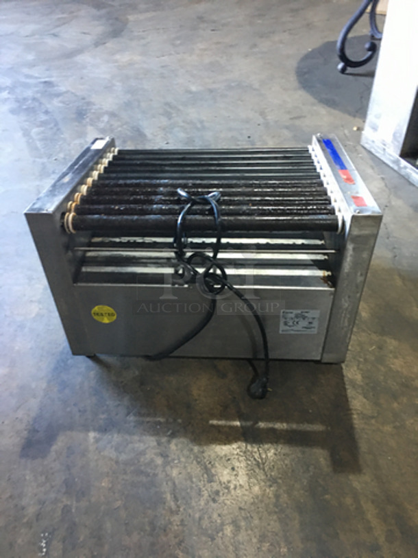 APW Wyott Commercial Countertop Hot Dog Roller Grill! With Bun Warmer Drawer! All Stainless Steel! Model HRS31SBW Serial 0224018070029! 120V 1Phase! - Image 3 of 9