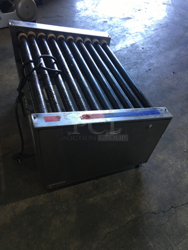 APW Wyott Commercial Countertop Hot Dog Roller Grill! With Bun Warmer Drawer! All Stainless Steel! Model HRS31SBW Serial 0224018070029! 120V 1Phase! - Image 4 of 9