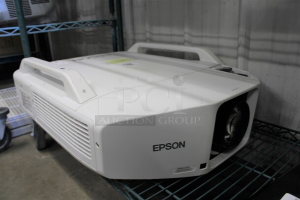 Epson Model H266A LCD Projector. 100-240 Volts, 1 Phase. 21x28x8