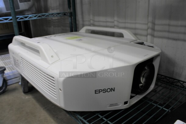 Epson Model H266A LCD Projector. 100-240 Volts, 1 Phase. 21x28x8 - Image 1 of 4