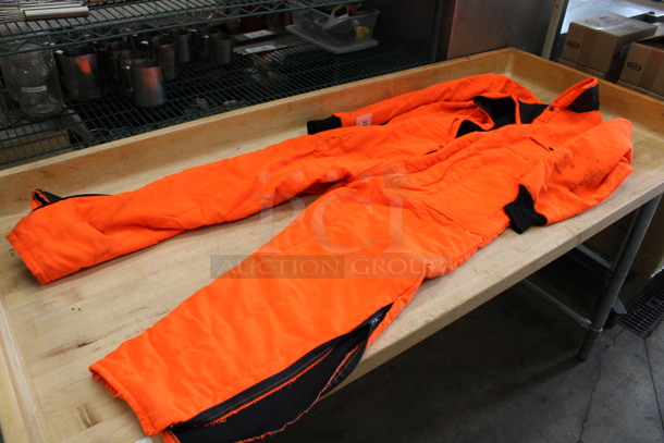 Neon Orange Jumpsuit