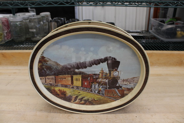 Metal Train Sign. 15x4x11.5 - Image 1 of 4